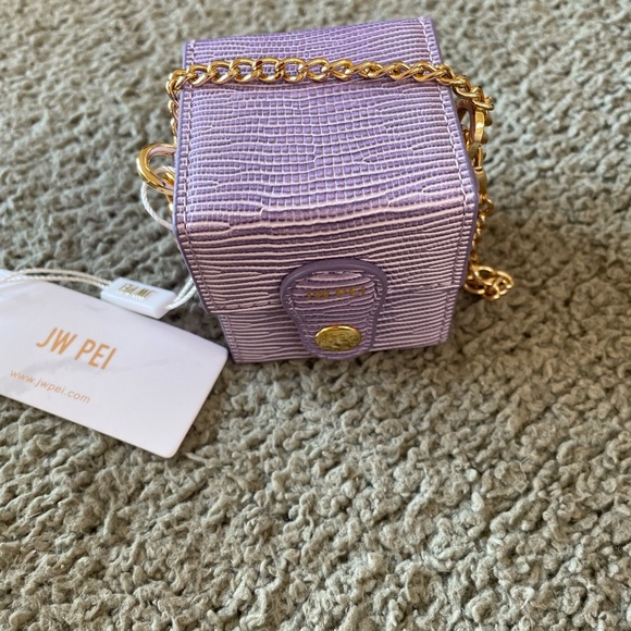 JW PEI Mini Lavender Square Box Bag - Picture 3 of 12